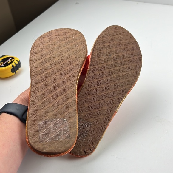 Roxy orange flip flops - Picture 3 of 4